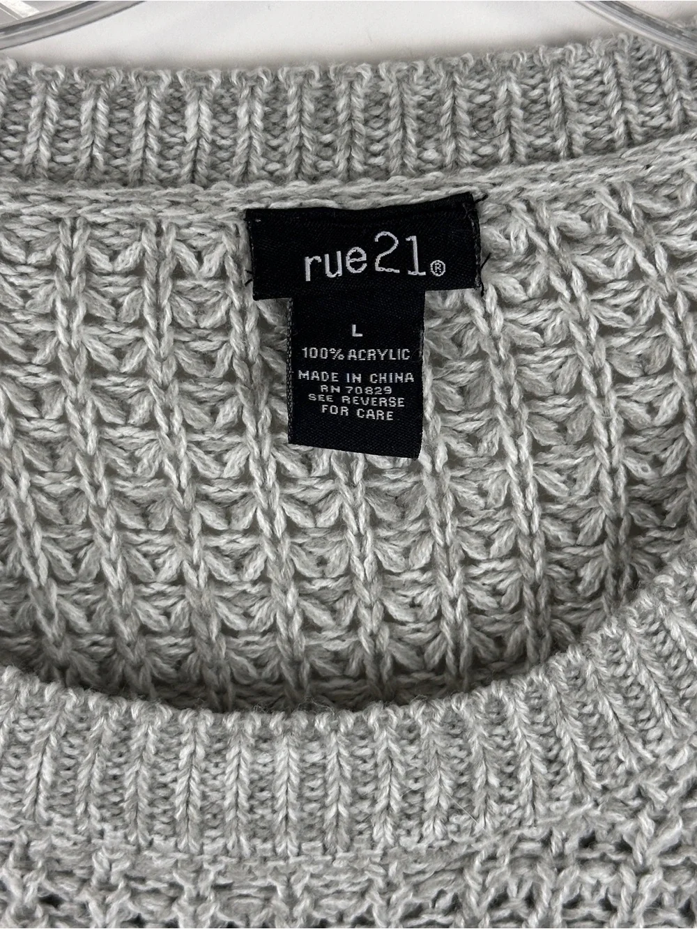Rue21 measurements can